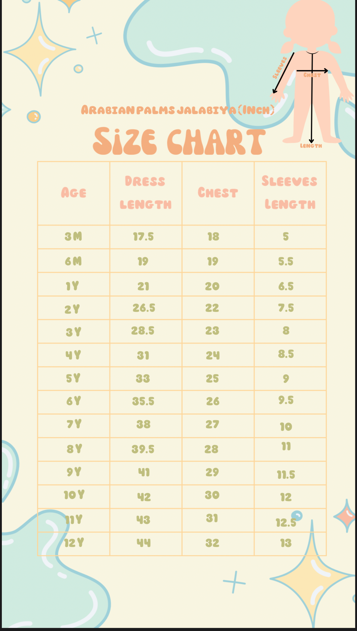 Arabian palms jalabiya + headband - 34