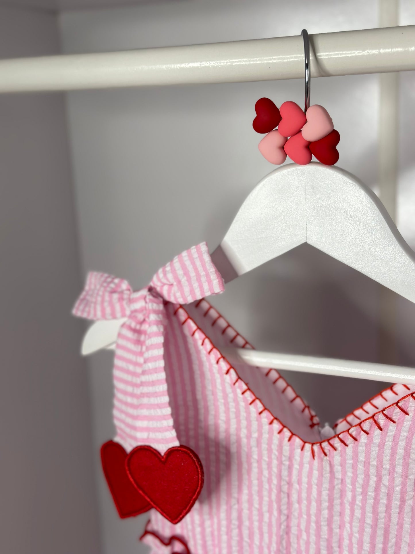 Flirting hearts dress + 2 hair clips- 58