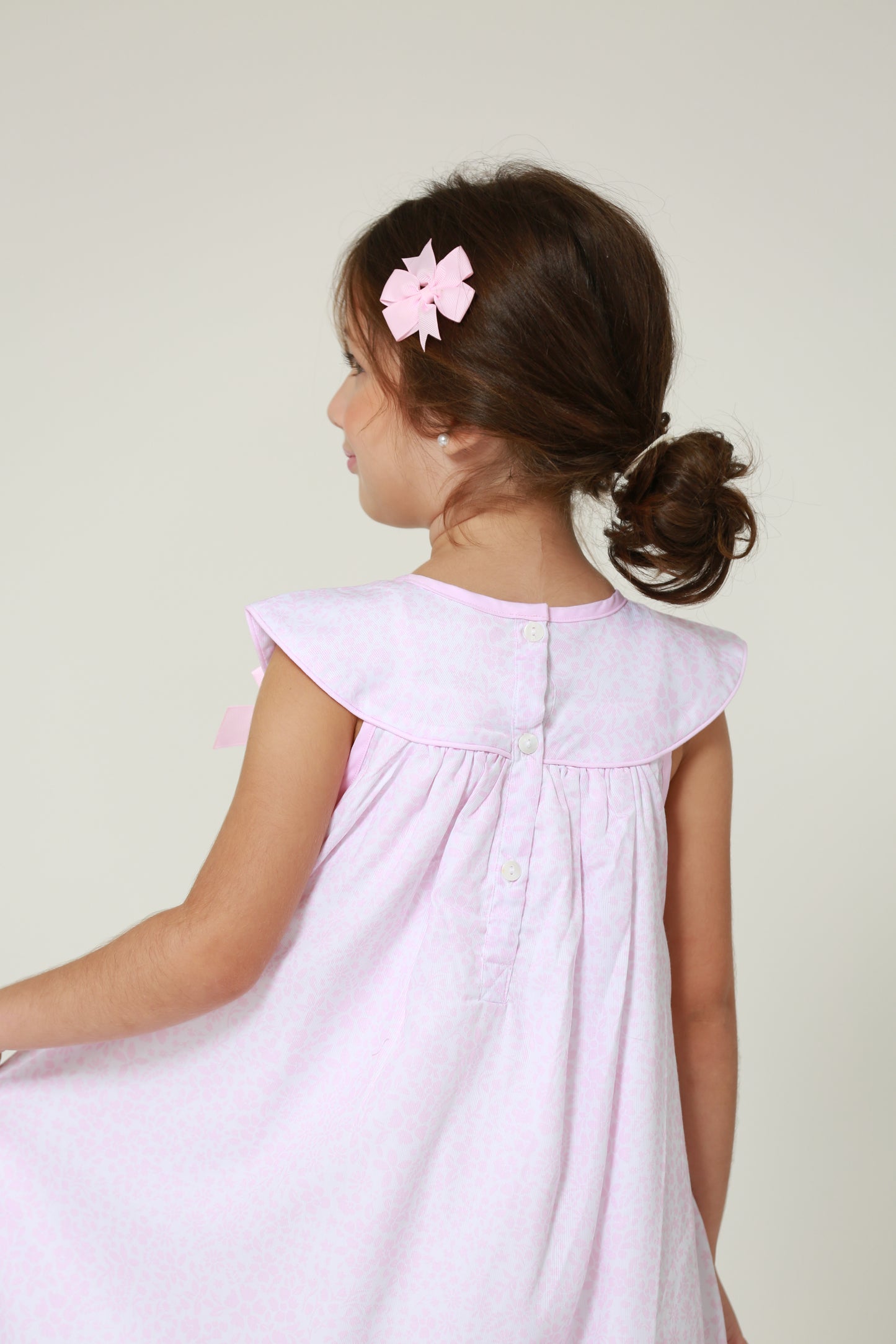 Pink floral dress-40