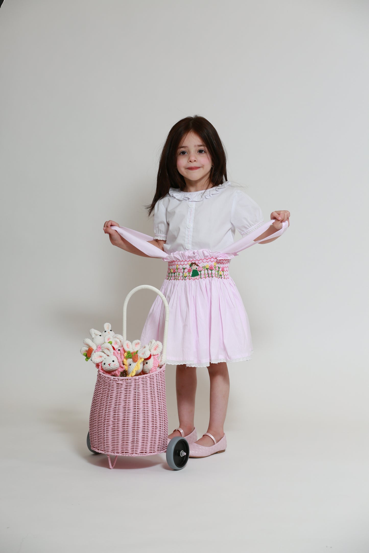 Skirt overall + Blouse-35