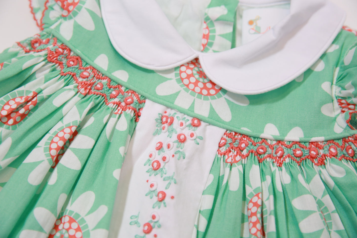 Turquoise floral 2 pieces set-07