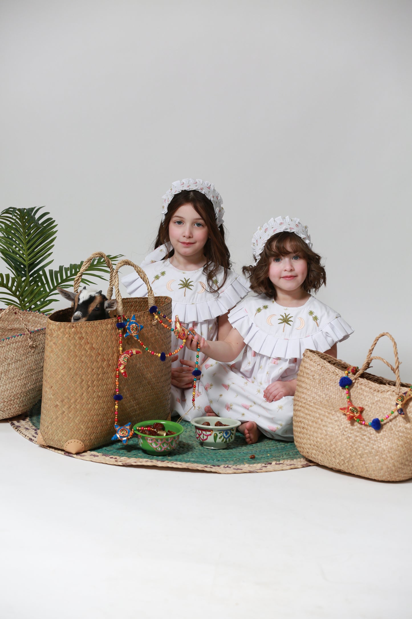 Palms LONG Jalabiya + headband -72