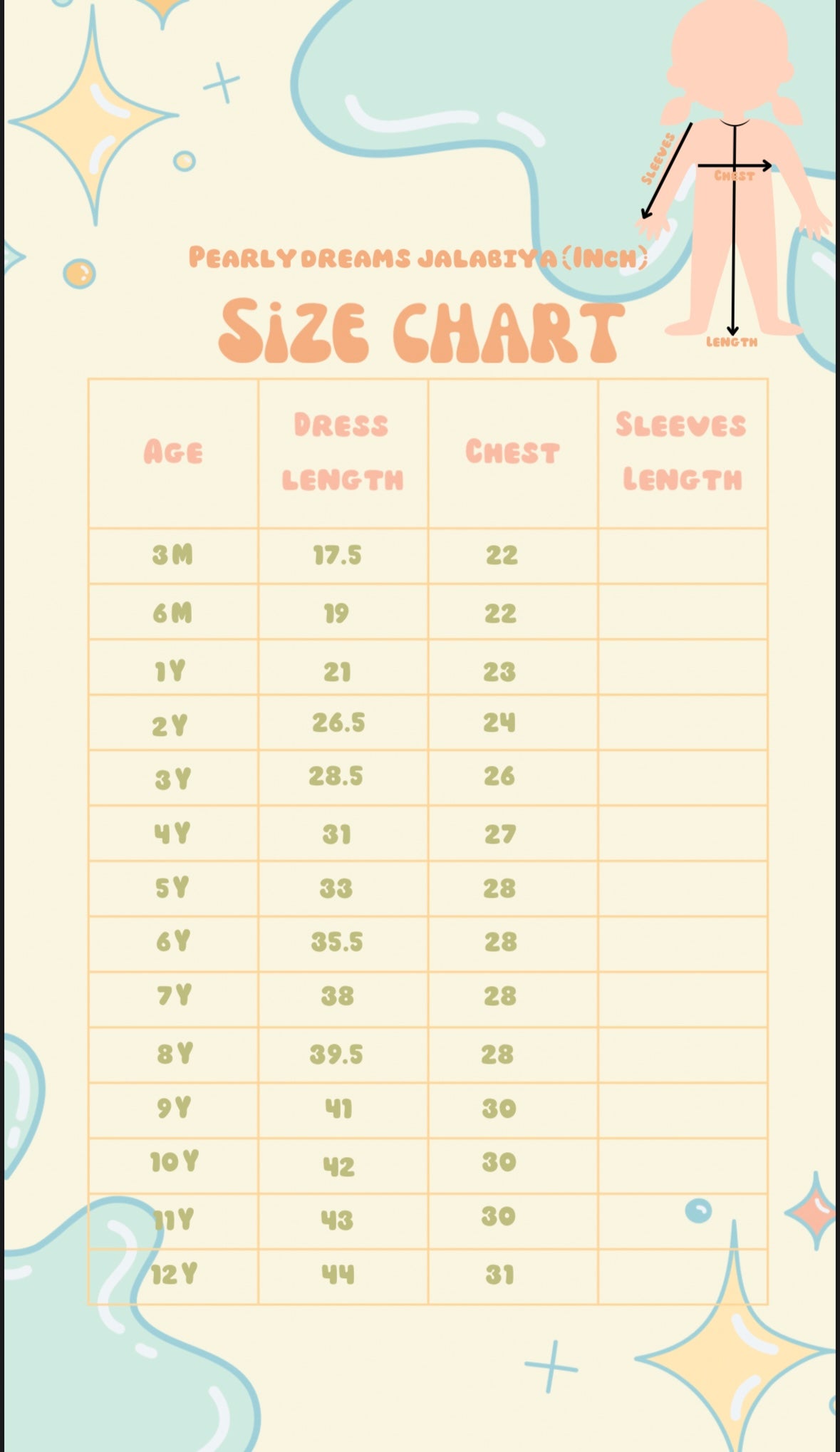 Pearly dreams Jalabiya + Headband - 18