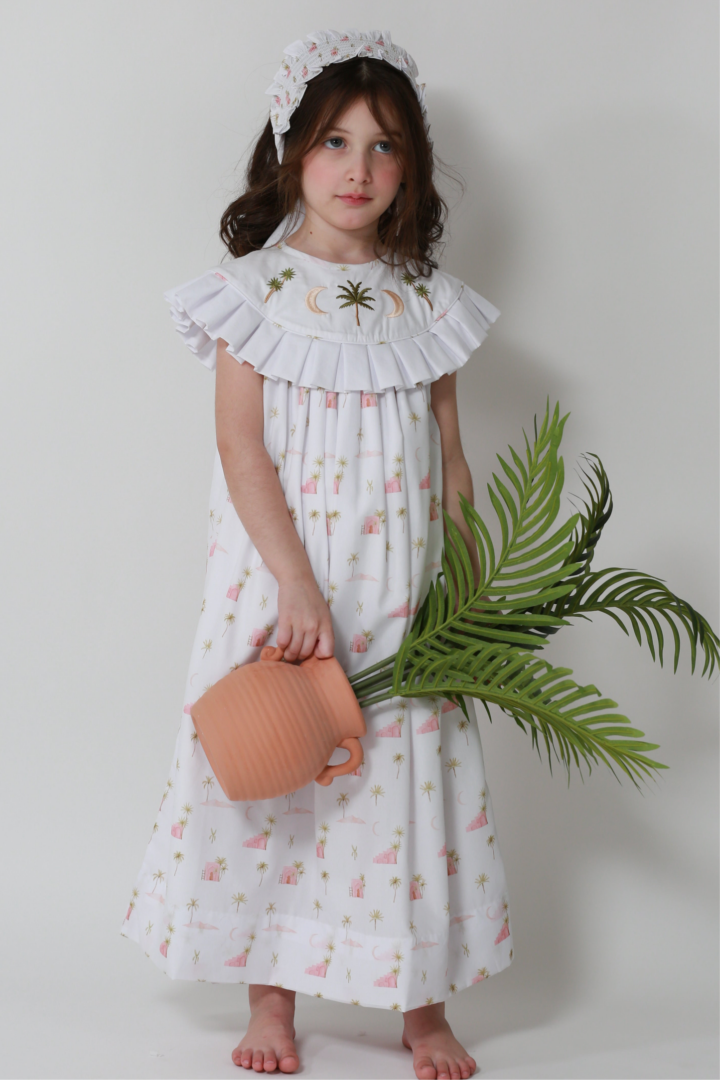 Palms LONG Jalabiya + headband -72