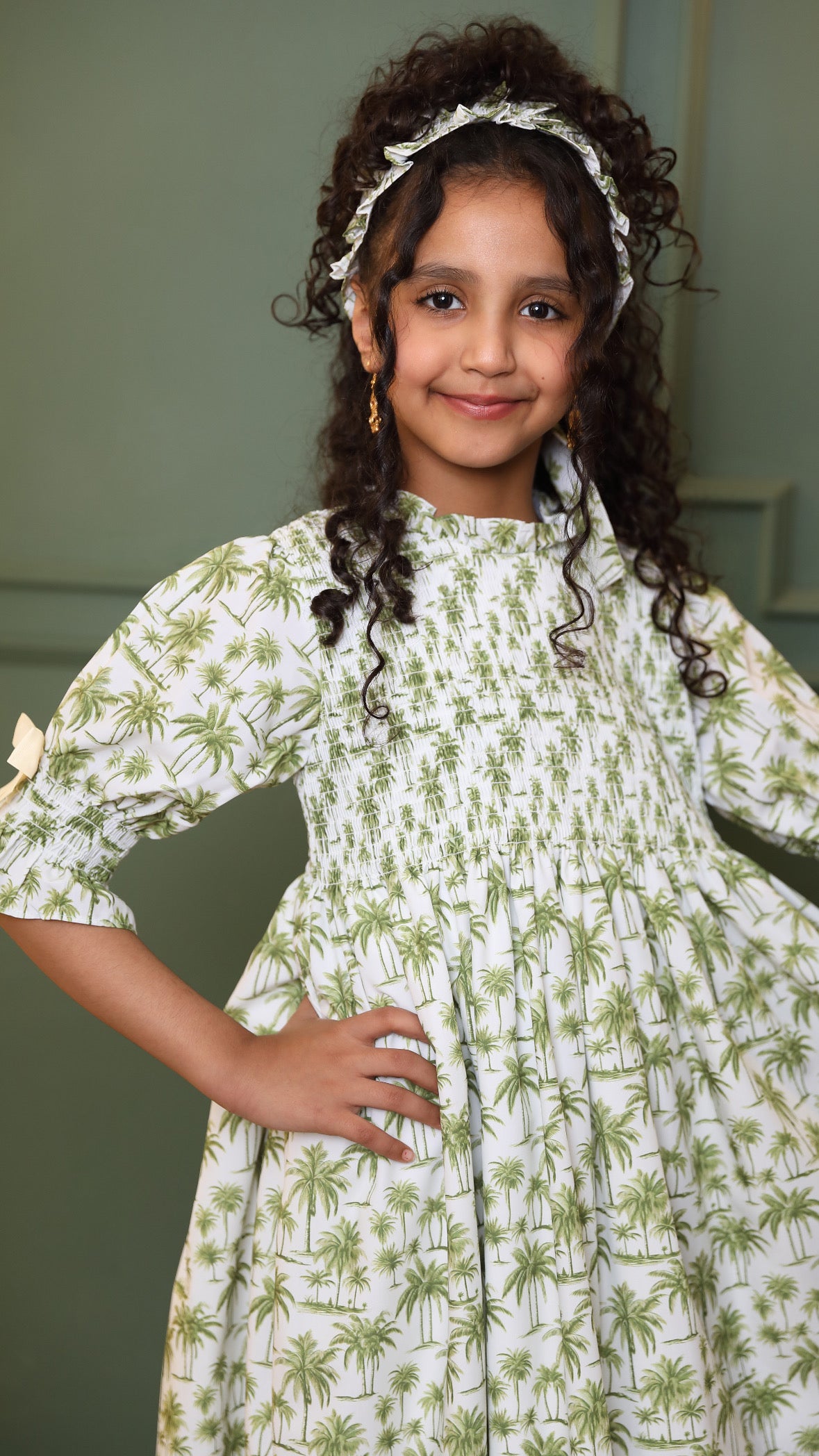 Arabian palms jalabiya + headband - 34