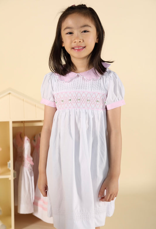 Pinky floral dress-64