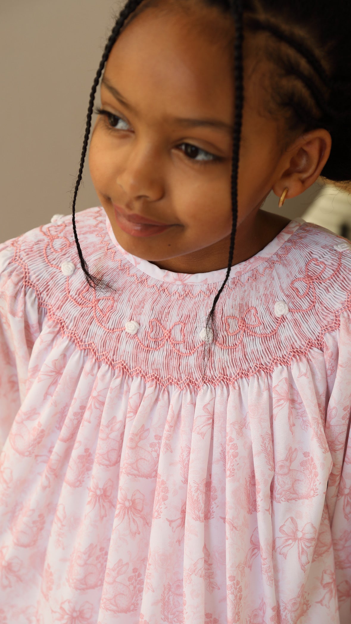 Rabbit whisper jalabiya + hairclips - 20