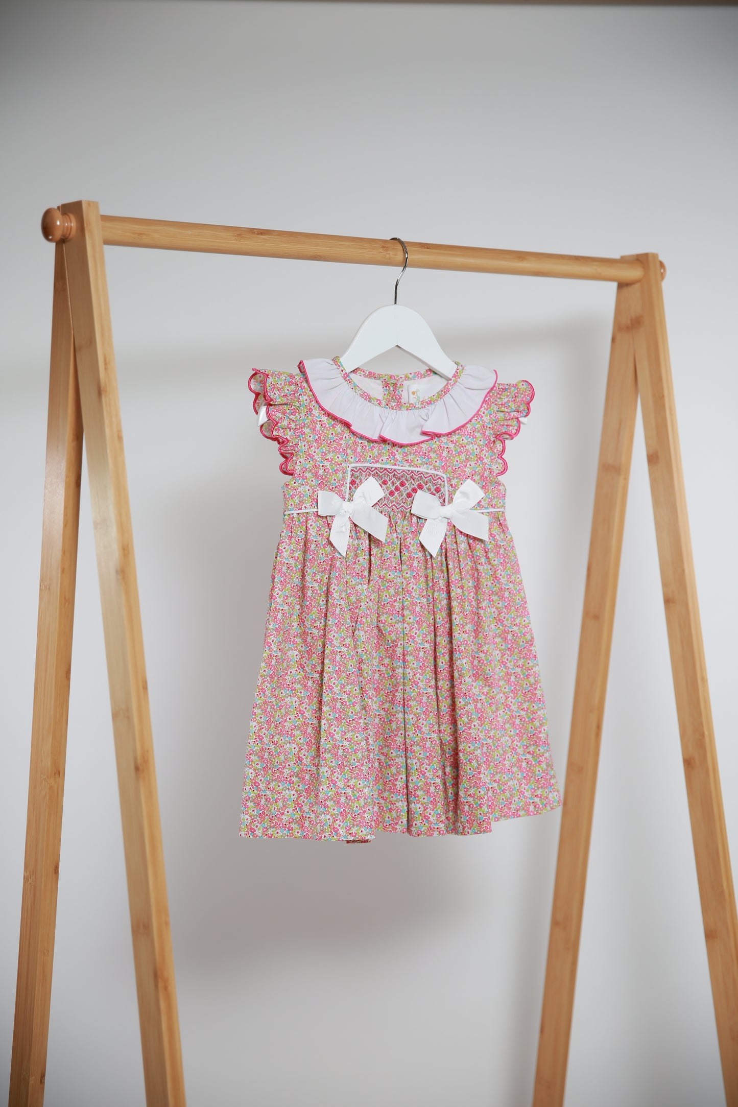 Fushia floral dress-29