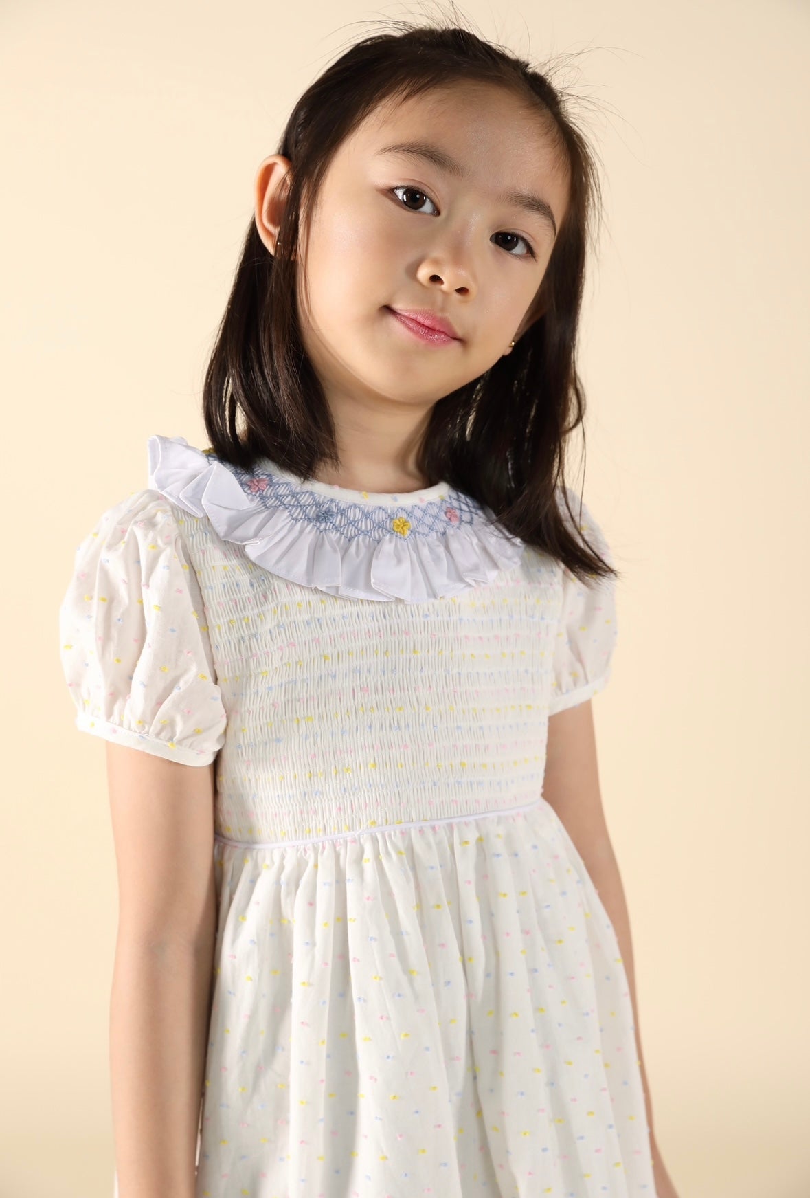 Colorful dots dress- 60