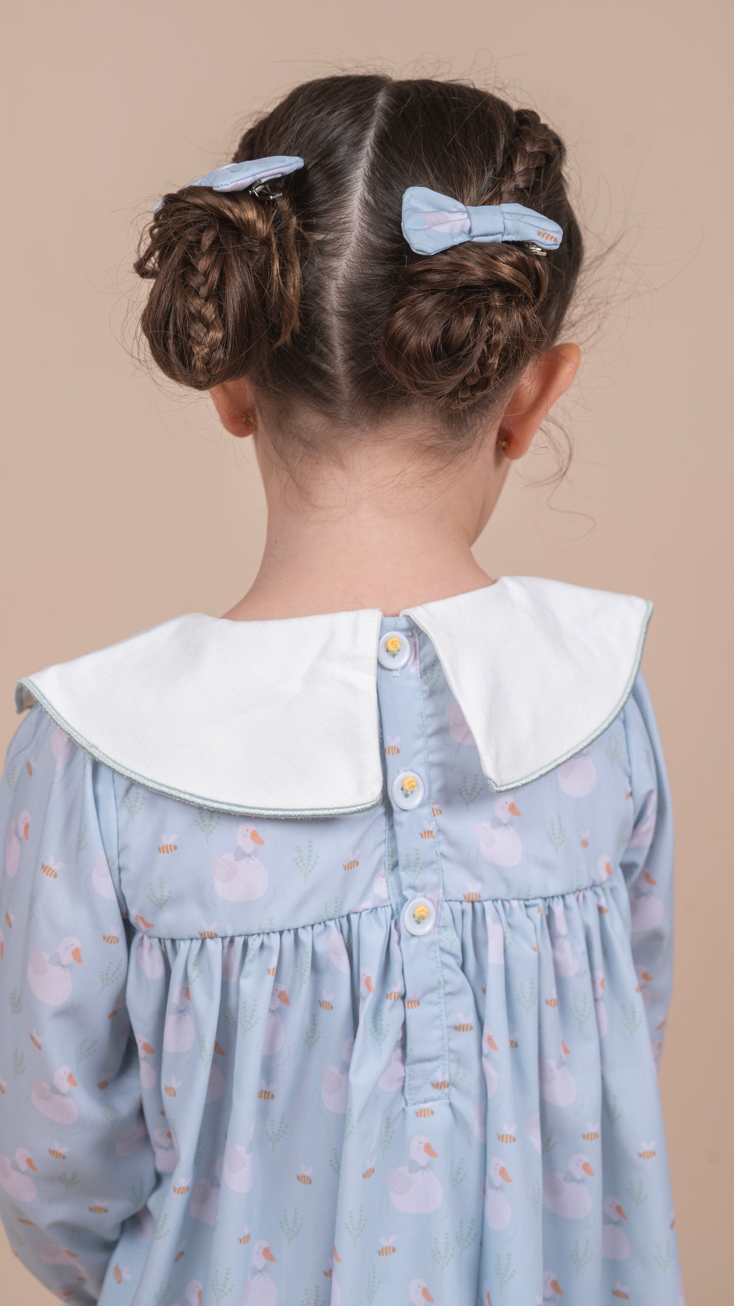 Daisy goose pajama + 2 hairclips - 159