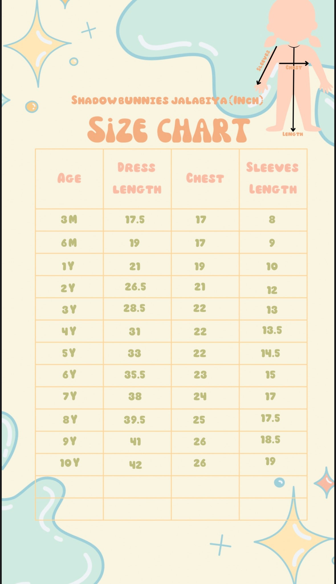 Shadow bunnies jalabiya + hairclips - 37