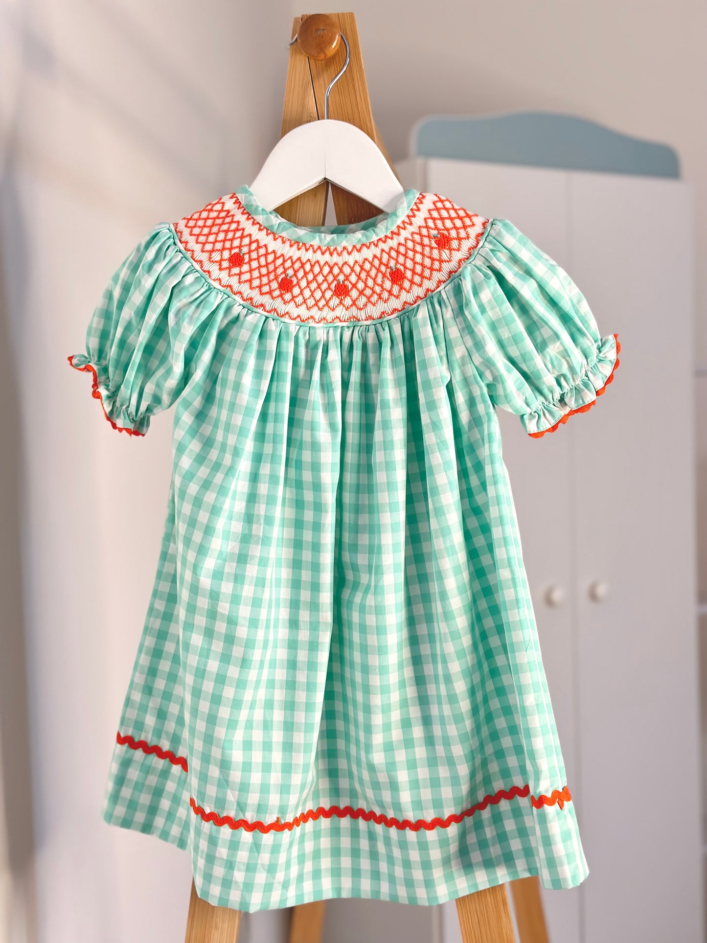 Green Lacey dress-24