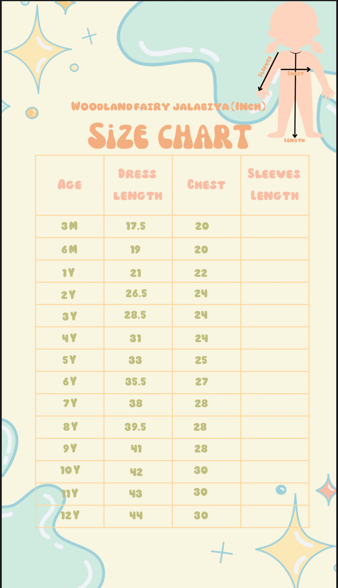 Wonderland fairy jalabiya + hairclips - 31