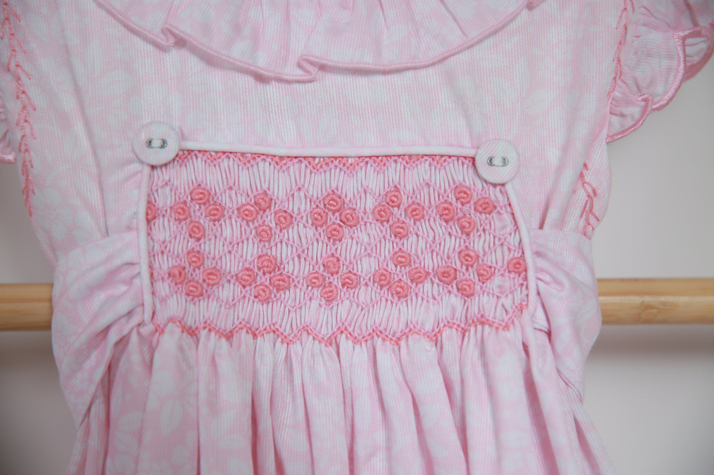 Pink embroidery dress-28