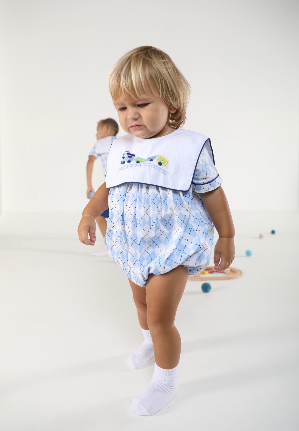 Choo choo romper- 204